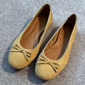 Born Yellow Ballet Flats